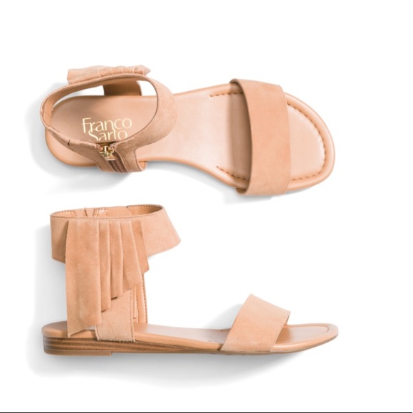 Franco Sarto Shoes - Franco Sarto Glitter Ruffle Sandal